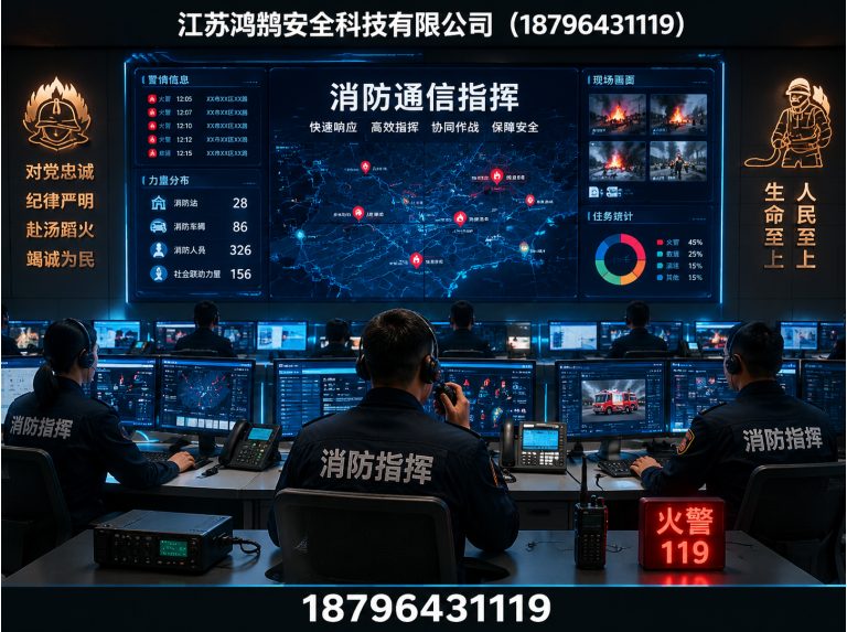 铜仁消防通信指挥展示图